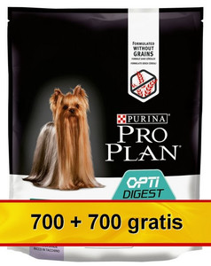 Purina Pro Plan Adult Small & Mini OptiDigest Grain Free Turkey 1,4kg (700+700g gratis)