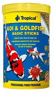 Tropical Koi & Goldfish Basic Sticks worek 90g