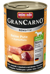 Animonda Gran Carno Sensitiv Indyk + ziemniaki 400g