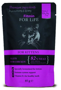 Fitmin Cat For Life Kitten Chicken saszetka 85g
