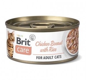 Brit Care Cat Chicken Breast & Rice puszka 70g