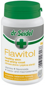 Dr Seidel Flawitol zdrowa skóra i piękna sierść 200 tabl.