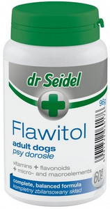 Dr Seidel Flawitol dla psów dorosłych 60 tabl.