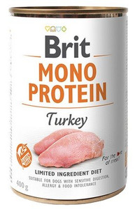 Brit Mono Protein Turkey puszka 400g