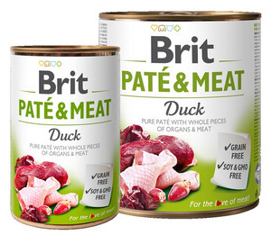 Brit Pate & Meat Dog Duck puszka 800g