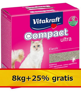 Żwirek Vitakraft Compact Ultra 8kg+25% gratis (10kg) [2489327]