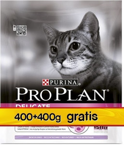 Purina Pro Plan Cat Delicate Optirenal 400+400g