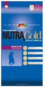 Nutra Gold Holistic Indoor Kitten Cat 1kg