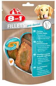 8in1 Fillets Pro Dental - przekąska na świeży oddech 80g